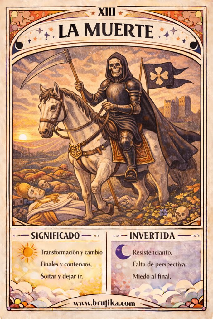 La Muerte de Arcanos mayores del Tarot